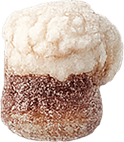 Decorative floating Swedish candy treat