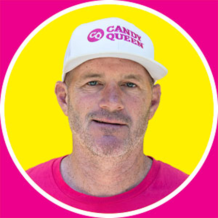Portrait of Michael Andreacchi, Co-Founder of Candy Queen