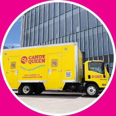 Candy Queen mobile candy truck for corporate events and office celebrations