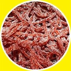 Strawberry Spaghetti Swedish candy favorite by Candy Queen
